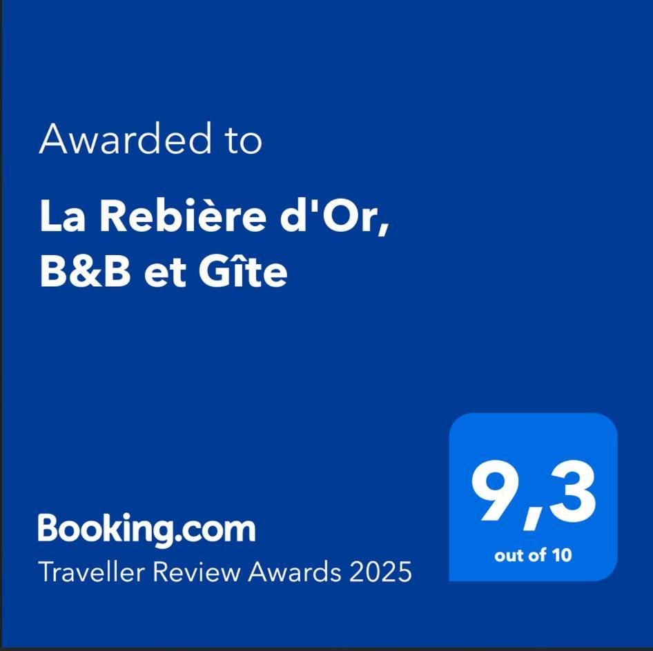 La Rebiere D'Or, B&B Et Gite Mouleydier Exteriör bild
