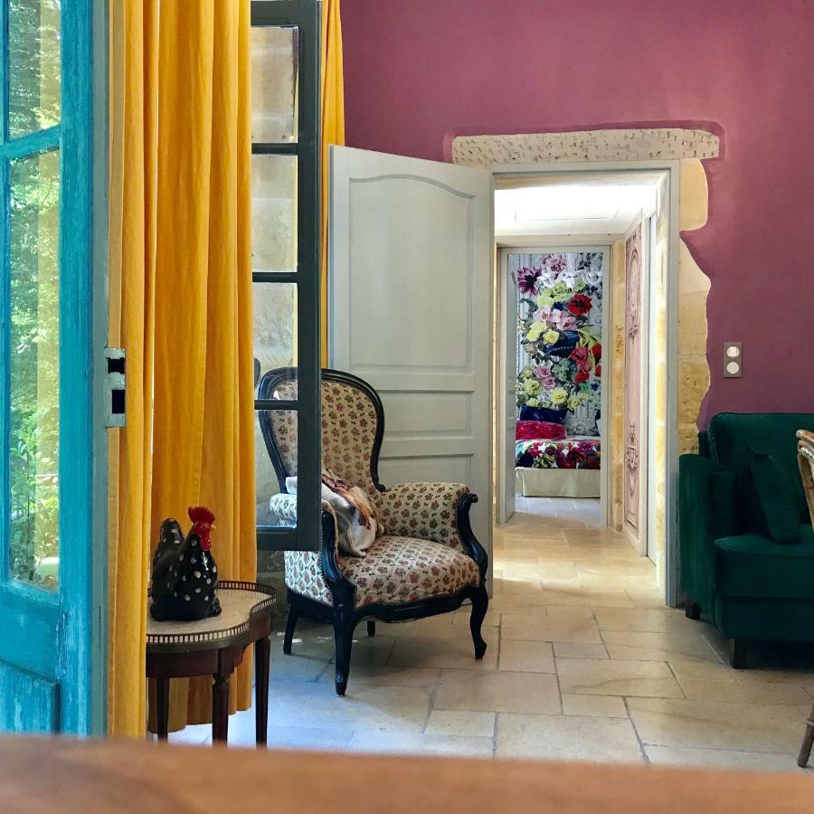 La Rebiere D'Or, B&B Et Gite Mouleydier Exteriör bild